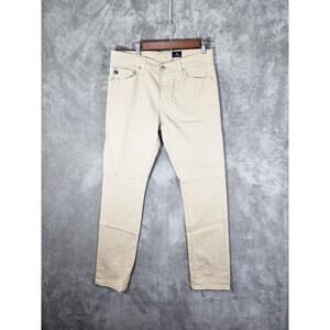 The Everett Slim Straight Tan AG Adriano Goldschmied Men's Pants 30X32